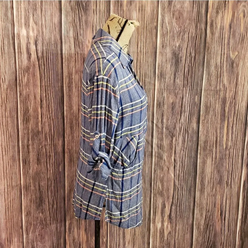 Tracy Reese Plenty Button Front Plaid Shirt